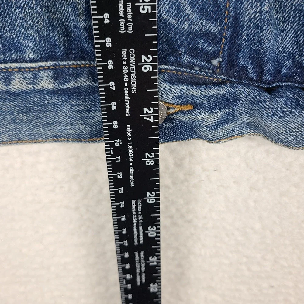 Guess Jean Denim Trucker Jacket Mens Large Blue Flap‎ Pocket VTG USA Style 10807
